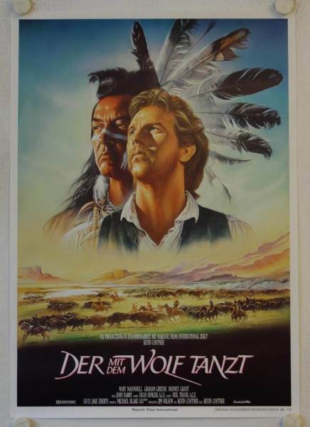 Dances with Wolves original release german movie poster